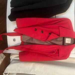 Red Old Navy Pea Coat